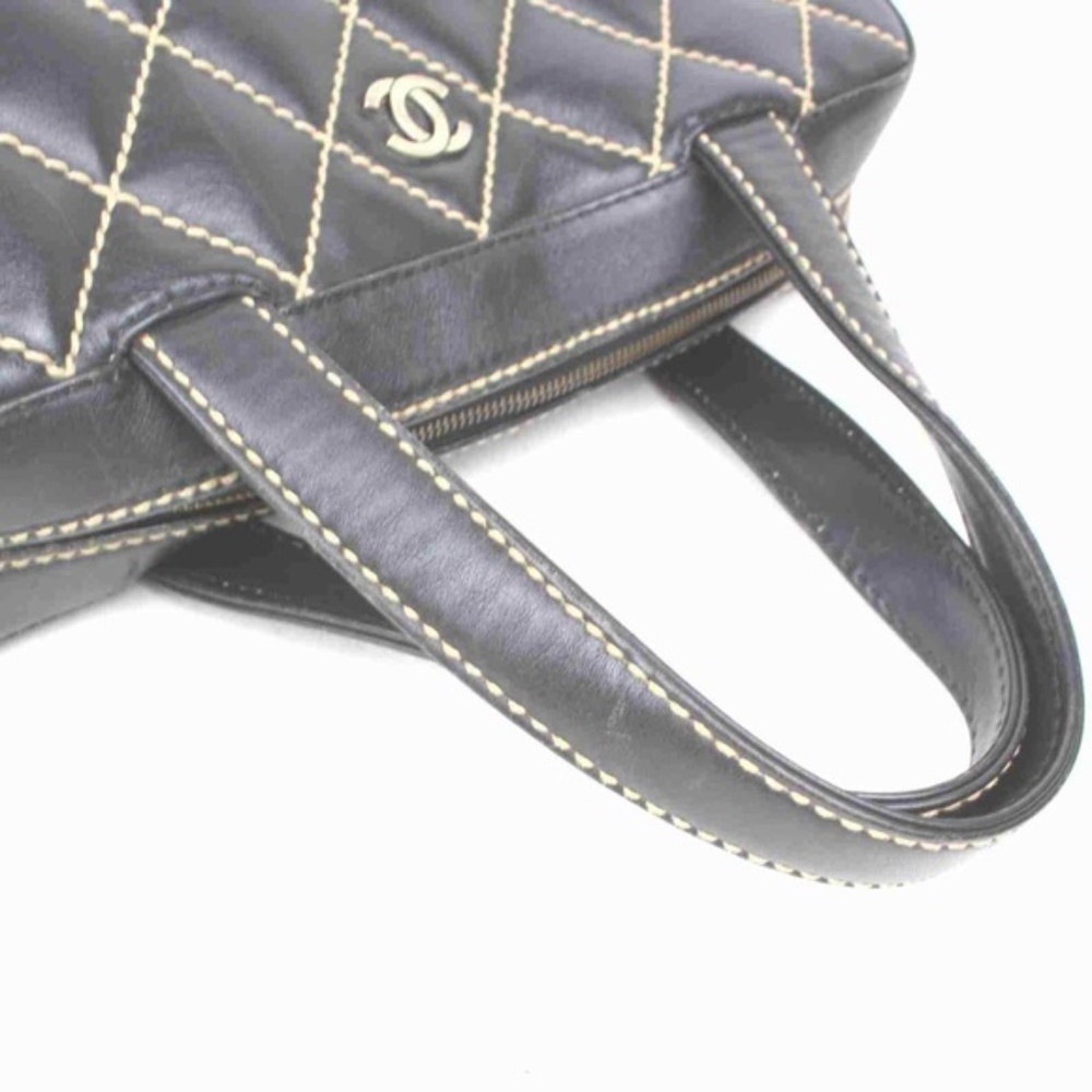 Chanel Wild Stich Black Leather bag - Picture 5 of 8
